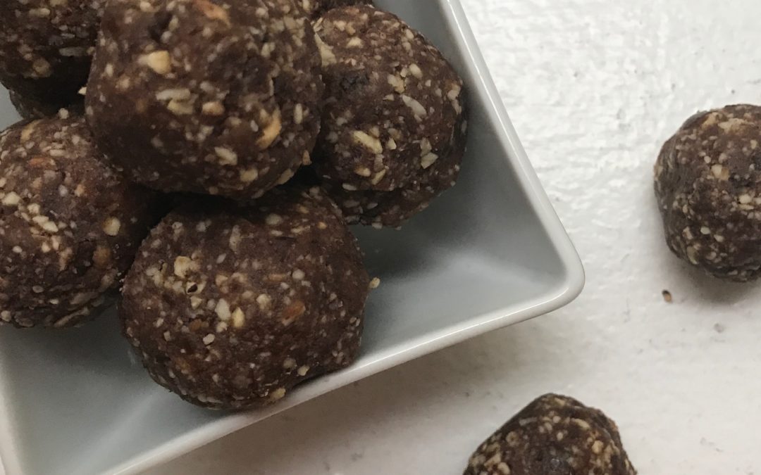 Healthy Superfood Dessert: Cacao Bliss Balls [raw]